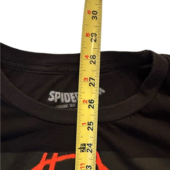 Spider-Man “Across the Spider-Vers Miles Upside Down Poster Black XL T-shirt - Picture 9 of 10